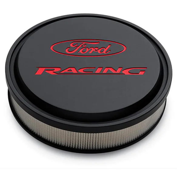 FORD RACING SLANT EDGE AIR CLEANER BLACK/RED Main Image