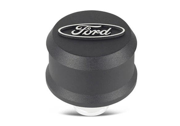 "FORD" SLANT EDGE BREATHER - BLACK Main Image