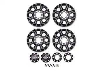 2023-2024 SUPER DUTY 18" X 8" MATTE BLACK WHEEL KIT