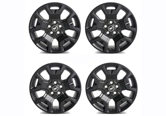 2021-2024 BRONCO SPORT 17" x 7" WHEEL KIT - LOW GLOSS BLACK Main Image