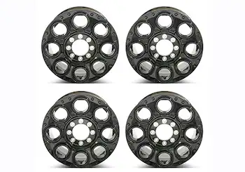 2023-2024 SUPER DUTY 20" X 8" CALIBER WHEEL KIT - GLOSS BLACK