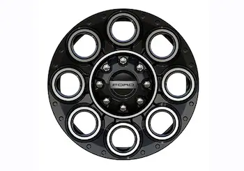 2005-2024 SUPER DUTY 20"x8" SINGLE WHEEL -BLACK W/ MACHINED FACE