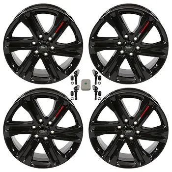 2015-2023 F-150 20"X8.5" GLOSS BLACK WHEEL KIT