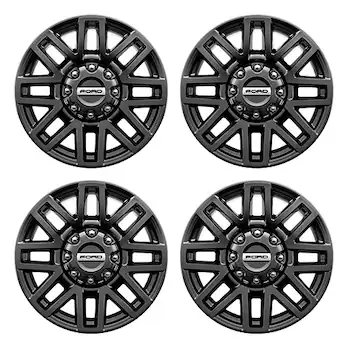 2023-2024 SUPER DUTY 20" x 8" PREMIUM BLACK PAINTED ALUMINUM WHEEL