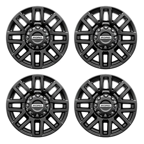 2023-2024 SUPER DUTY 20" x 8" PREMIUM BLACK PAINTED ALUMINUM WHEEL Main Image