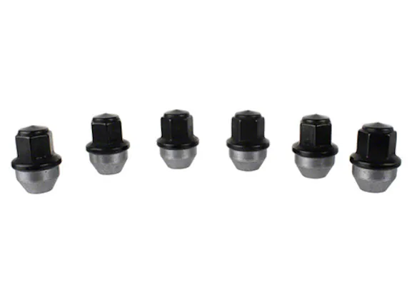 F-150 2015-2021 M14 x 1.5 Black Lug Nut Wheel Kit of 6 Main Image