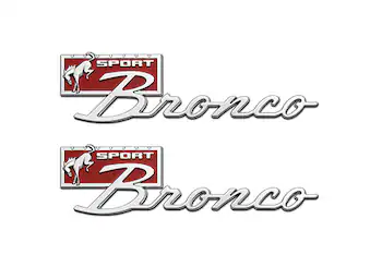 2021-2025 BRONCO SPORT SCRIPT FENDER BADGE KIT