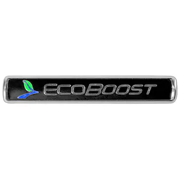 EcoBoost Black and Silver Emblems/Badges