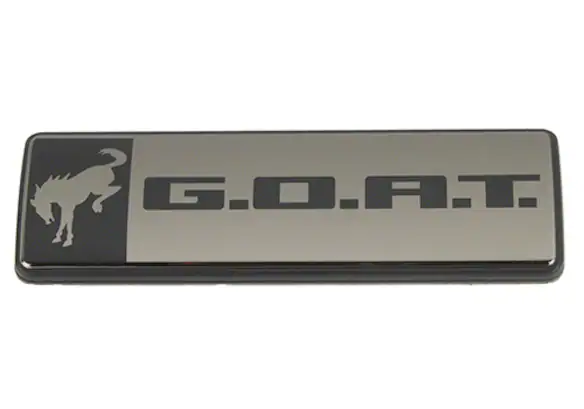 Bronco/Bronco Sport Black G.O.A.T Badge Main Image