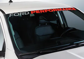 FORD PERFORMANCE RANGER WINDSHIELD BANNER - WHT/RED