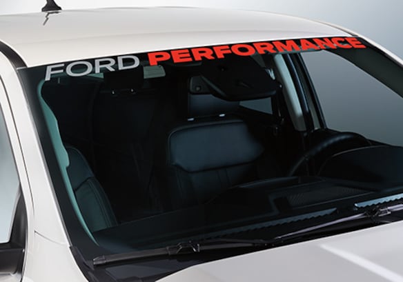 FORD PERFORMANCE RANGER WINDSHIELD BANNER - WHT/RED Main Image