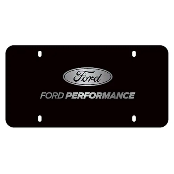 Ford Performance Black Stainless Steel Marque Plate Main Image