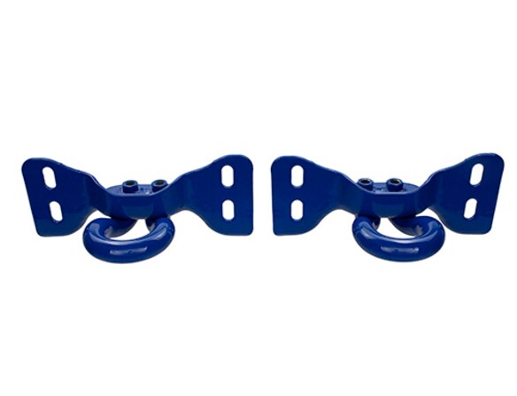 Super Duty 2017-2023 Blue Pair Tow Hooks Main Image