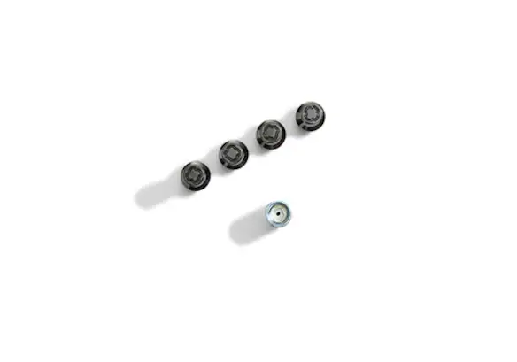 M14 X 1.5 BLACK SECURITY LUG NUT KIT OF 4 Main Image