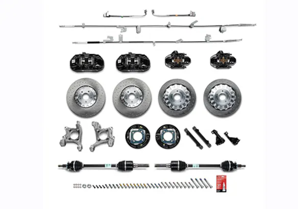 2015-2023 MUSTANG PERFORMANCE GT350R BLACK BRAKE KIT Main Image