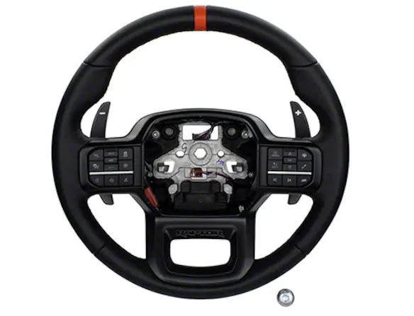 2021+ F-150 RAPTOR STEERING WHEEL KIT - BLACK Main Image