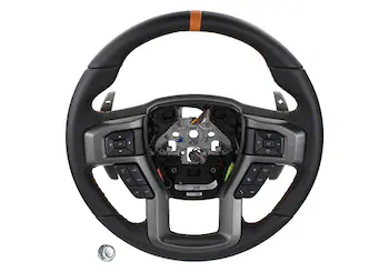 2015-2018 F-150 RAPTOR PERFORMANCE STEERING WHEEL KIT- ORANGE SIGHTLINE