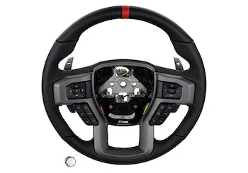 2015-2018 F-150 RAPTOR PERFORMANCE STEERING WHEEL KIT- RED SIGHTLINE