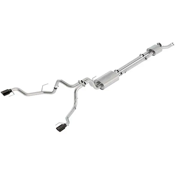 F-150 Raptor 2017-2020 3.5L Cat-Back Touring Exhaust System with Black Tips Main Image