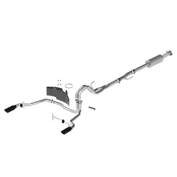 2021-2025 F-150 EXTREME EXHAUST - BLACK - REAR EXIT