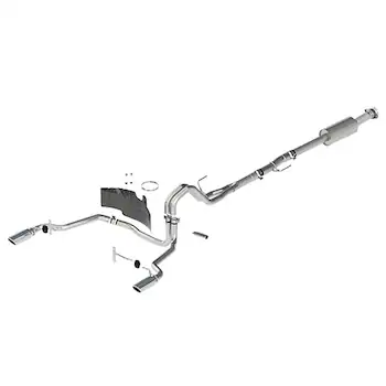 2021-2025 F-150 EXTREME EXHAUST - CHROME - REAR EXIT