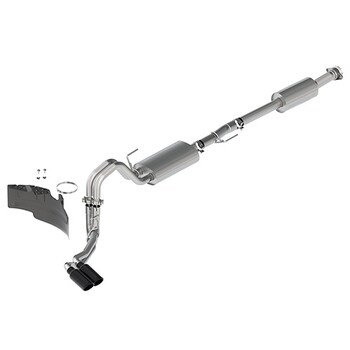 2021-2024 F-150 2.7L, 3.5L & 5.0L TOURING EXHAUST - BLACK - SIDE EXIT