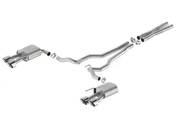 2024-2025 MUSTANG 5.0L SPORT NON-ACTIVE W/VALANCE-CHROME TIP