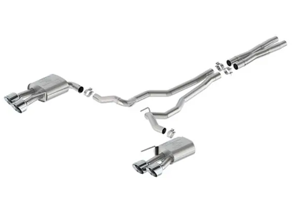 2024-2025 MUSTANG 5.0L SPORT NON-ACTIVE W/VALANCE-CHROME TIP Main Image