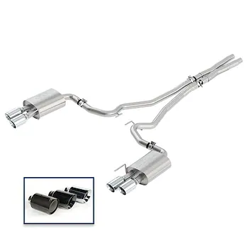 Mustang GT 2018-2023 5.0L Cat-Back Touring Exhaust System with Chrome Tips