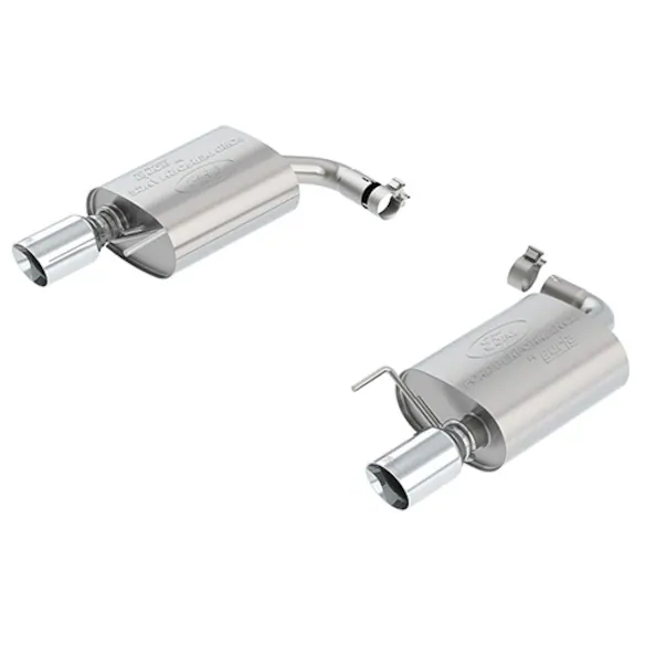 Mustang 2015-2023 2.3L EcoBoost Touring Muffler Kit with Chrome Tips Main Image