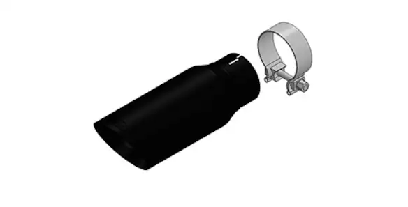 2015-20 F-150 EXHAUST TIP - BLACK CHROME Main Image