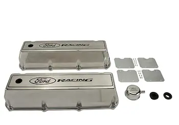 Mustang 1967-1973 Ford Racing Polished Aluminum Valve Cover