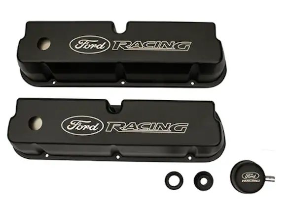 Black Satin Valve Covers Main Image