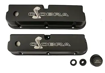 Mustang 1964-1985 Black Satin Valve Covers