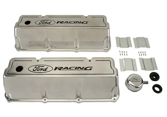 Mustang 1969-1973 Polished Aluminum Valve Cover Main Image