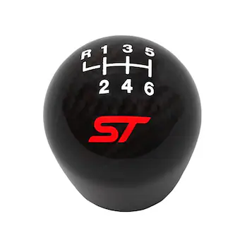 FOCUS ST SHIFT KNOB - CARBON FIBER, BLACK, 6 SPEED